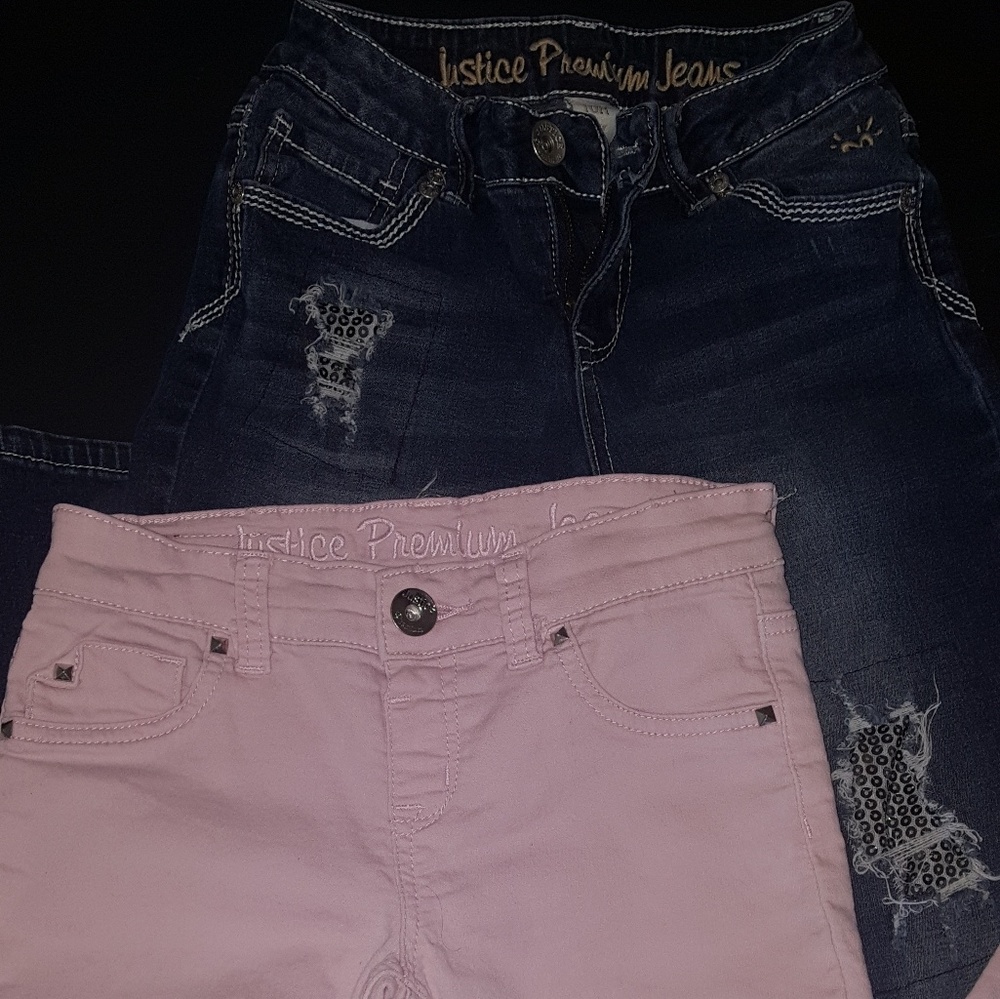 Girls Premium Justice Jeans